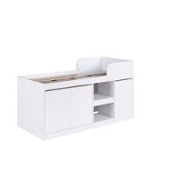 Cama Infantil Alta Multifuncional com Escrivaninha 2 Porta 1 Gaveta Jamaica Art in Móveis - 2