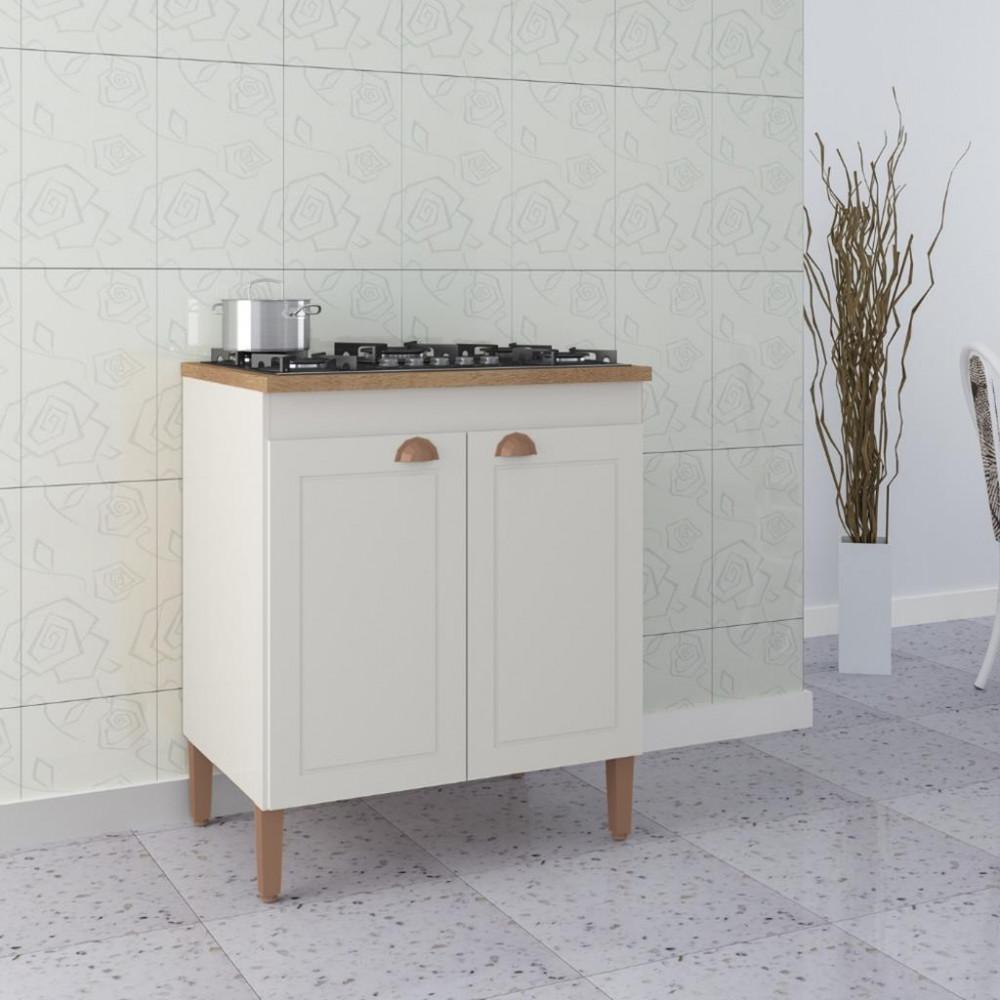 Balcão para Cooktop 5 Bocas 2 Portas Viena Atualle - 1