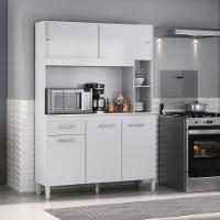 Cozinha Compacta 5 Portas 1 Gaveta com Tampo Ceara Atualle - 1