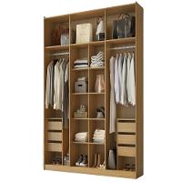 Guarda Roupa Casal com Espelho 3 Portas de Correr em MDF Style Belmax - 3