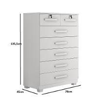 Cômoda 7 Gavetas com Pés Barcelona Benetil - 3