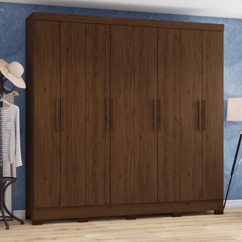 Guarda Roupa Casal 8 Portas 4 Gavetas B51 Briz - 1