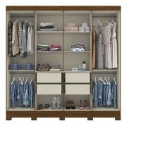 Guarda Roupa Casal 8 Portas 4 Gavetas B51 Briz - 3