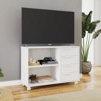 Rack para TV até 40 Polegadas 3 Gavetas com Rodízio BSE01 BRV Móveis - 1