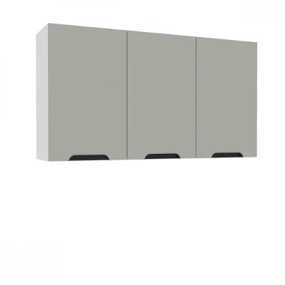 Armário Aéreo 3 Portas 120cm Meena Politorno Móveis