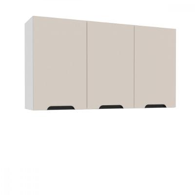 Armário Aéreo 3 Portas 120cm Meena Politorno Móveis