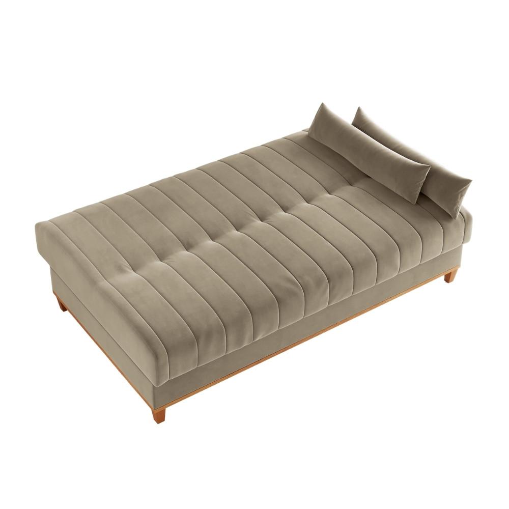 Sofá Cama 180cm Veludo Santorini Viero - 3