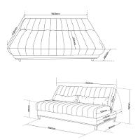 Sofá Cama 180cm Veludo Santorini Viero - 4