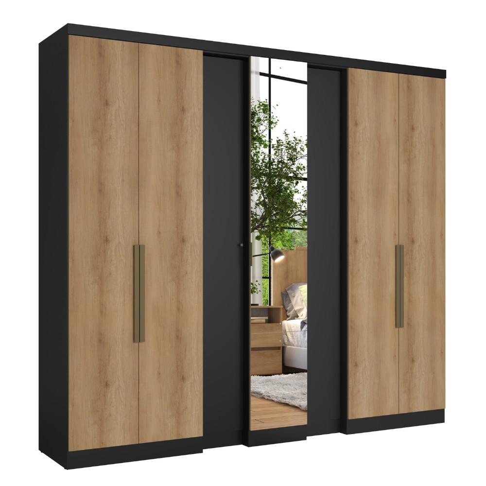 Guarda Roupa Casal Selecto Plus Glass 7 Portas com Espelho THB - 2
