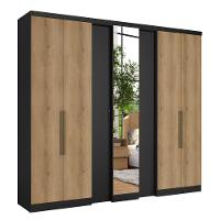 Guarda Roupa Casal Selecto Plus Glass 7 Portas com Espelho THB - 2