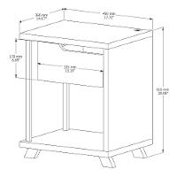 Mesa de Cabeceira 1 Gaveta JB 1010 JB Móveis