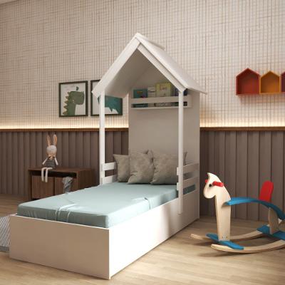 Cama Infantil com 2 Gavetas Mel Bramov