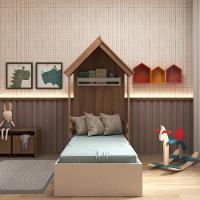 Cama Infantil com 2 Gavetas Mel Bramov - 7