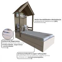 Cama Infantil com 2 Gavetas Mel Bramov - 10