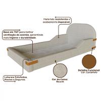 Cama Infantil Montessoriana Solteiro Afeto Bramov - 5