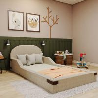 Cama Infantil Montessoriana Solteiro Afeto Bramov - 6