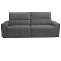 Sofá 3 Lugares Retrátil Reclinável 210cm Veludo Village Ferguile