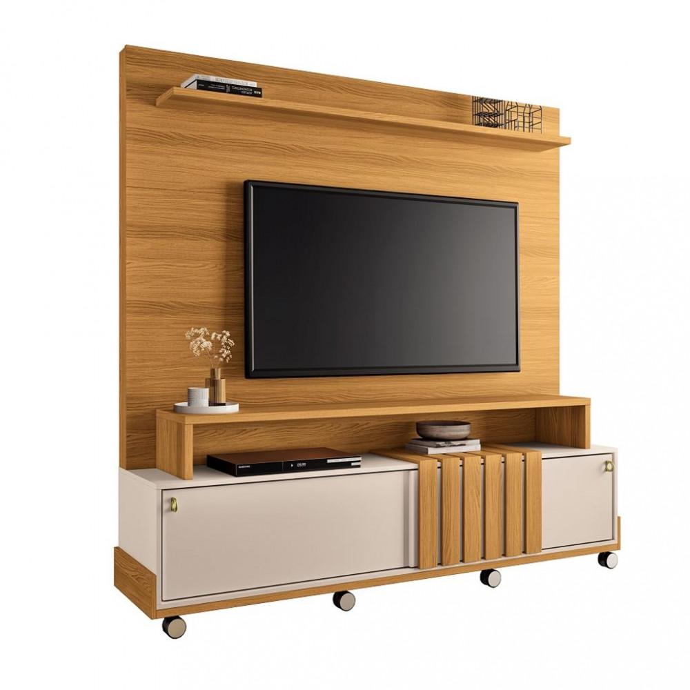 Estante Home para TV até 65 Polegadas 2 Portas de Correr com Rodízios Bold HB Móveis - 2