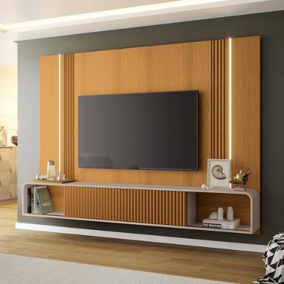 Painel para TV até 85 Polegadas com LED 2 Portas de Correr Empire HB Móveis