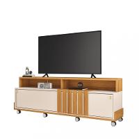 Rack para TV até 70 Polegadas 2 Portas de Correr com Rodízios Graci HB Móveis - 2