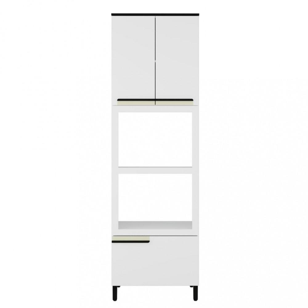 Paneleiro Torre Quente 2 Portas 1 Gaveta Manhattan Herval - 2