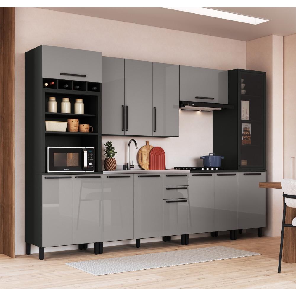 Cozinha Modulada 6 Peças sem Pia Firenze Indekes - 1