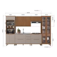 Cozinha Modulada 6 Peças sem Tampo Munique Indekes - 4