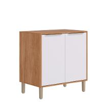 Balcão 2 Portas 80cm com Tampo em MDF Divina MGM Móveis - 1