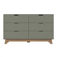 Cômoda Infantil 6 Gavetas MDF Alice Mobikasa - 2