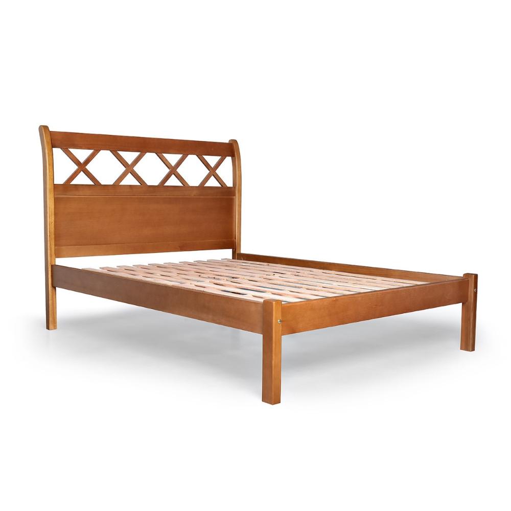 Cama Casal em Madeira Maciça Gramado Móveis Nathalia - 2