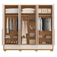 Guarda Roupa Casal com Espelho 6 Portas 3 Gavetas e Pés Em MDF NT6035E Notável Móveis - 3