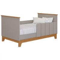 Quarto bebê gêmeos com 2 Berços Mini Cama Liza com 2 Colchões Gazin Permobili - 3