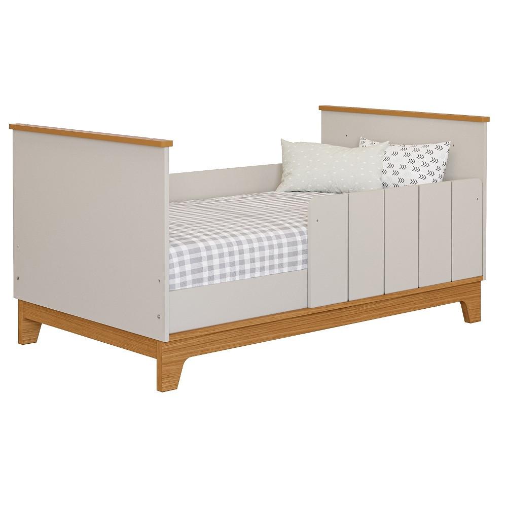 Quarto bebê gêmeos com 2 Berços Mini Cama Liza com 2 Colchões Gazin Permobili - 3