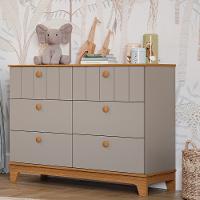 Quarto de Bebê com Cômoda Berço e Colchão Liza Permobili