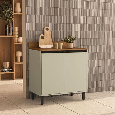 Balcão 2 Portas 80cm com Tampo Koya Politorno Móveis