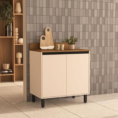 Balcão 2 Portas 80cm com Tampo Koya Politorno Móveis