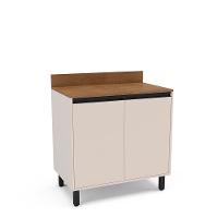 Balcão 2 Portas 80cm com Tampo Koya Politorno Móveis - 2