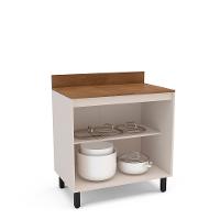 Balcão 2 Portas 80cm com Tampo Koya Politorno Móveis - 5