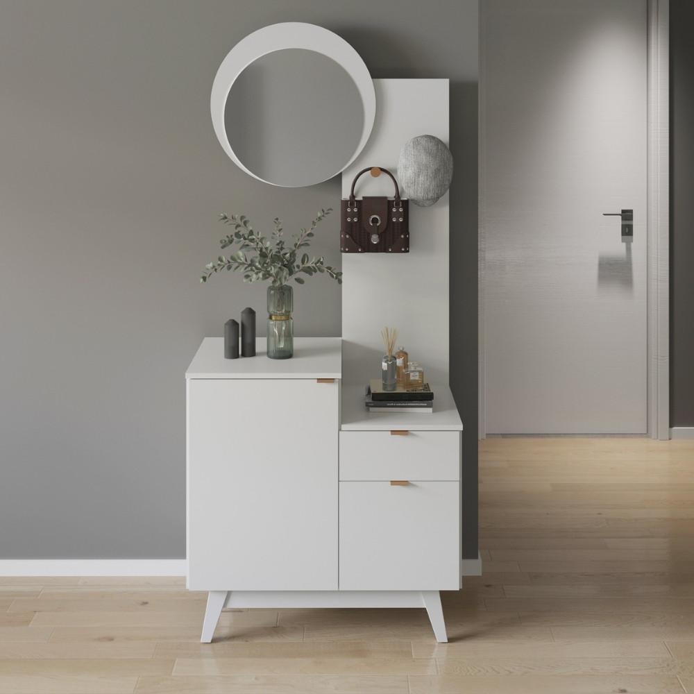 Aparador com Espelho 2 Portas 1 Gaveta AP2311 Tecno mobili - 1