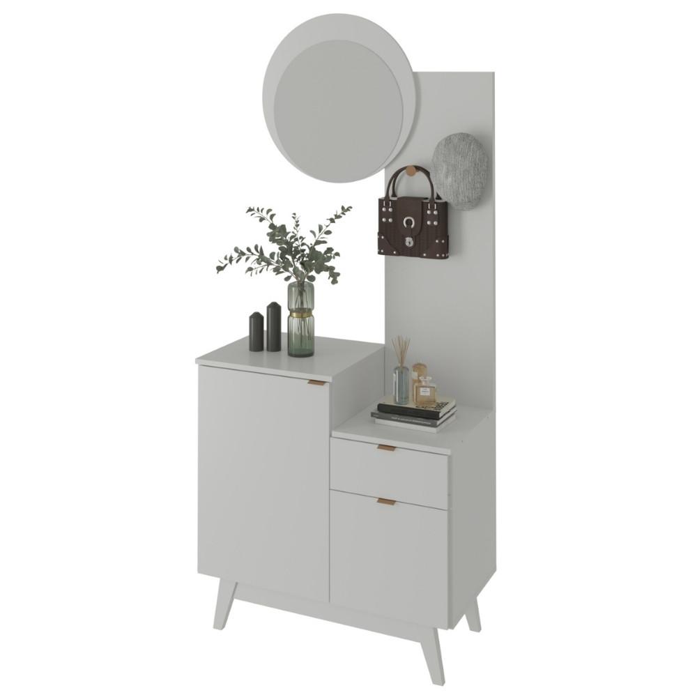 Aparador com Espelho 2 Portas 1 Gaveta AP2311 Tecno mobili - 3