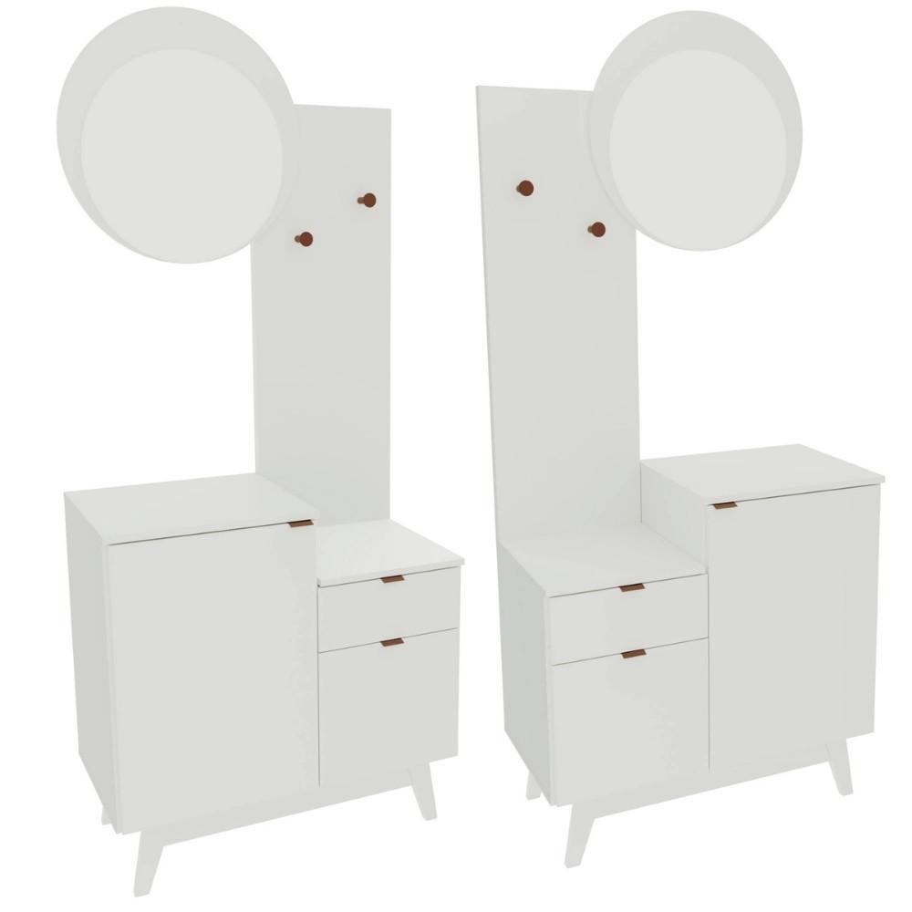 Aparador com Espelho 2 Portas 1 Gaveta AP2311 Tecno mobili - 4