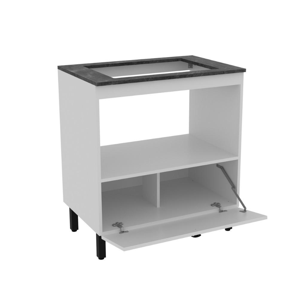 Balcão para Cooktop 4 Bocas 1 Porta Basculante BL3315 Tecno Mobili - 4