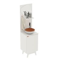 Gabinete para Banheiro com Espelho 1 Porta BN3684 Tecno mobili - 2