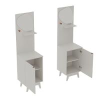 Gabinete para Banheiro com Espelho 1 Porta BN3684 Tecno mobili