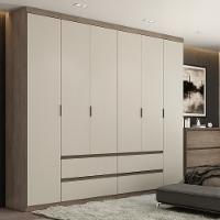 Guarda Roupa Casal 6 Portas 4 Gavetas Nobre THB - 1