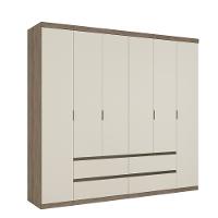 Guarda Roupa Casal 6 Portas 4 Gavetas Nobre THB - 2