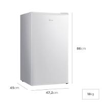 Frigobar Midea MDRD142FGD Inverter 93L - 6