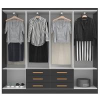 Guarda Roupa Casal 8 Portas 6 Gavetas Paris Evidência Móveis - 3