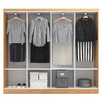 Guarda Roupa Casal 8 Portas Paris Evidência Móveis - 3