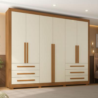 Guarda Roupa Casal 6 Portas 6 Gavetas com Pés Veneto Maxel Móveis